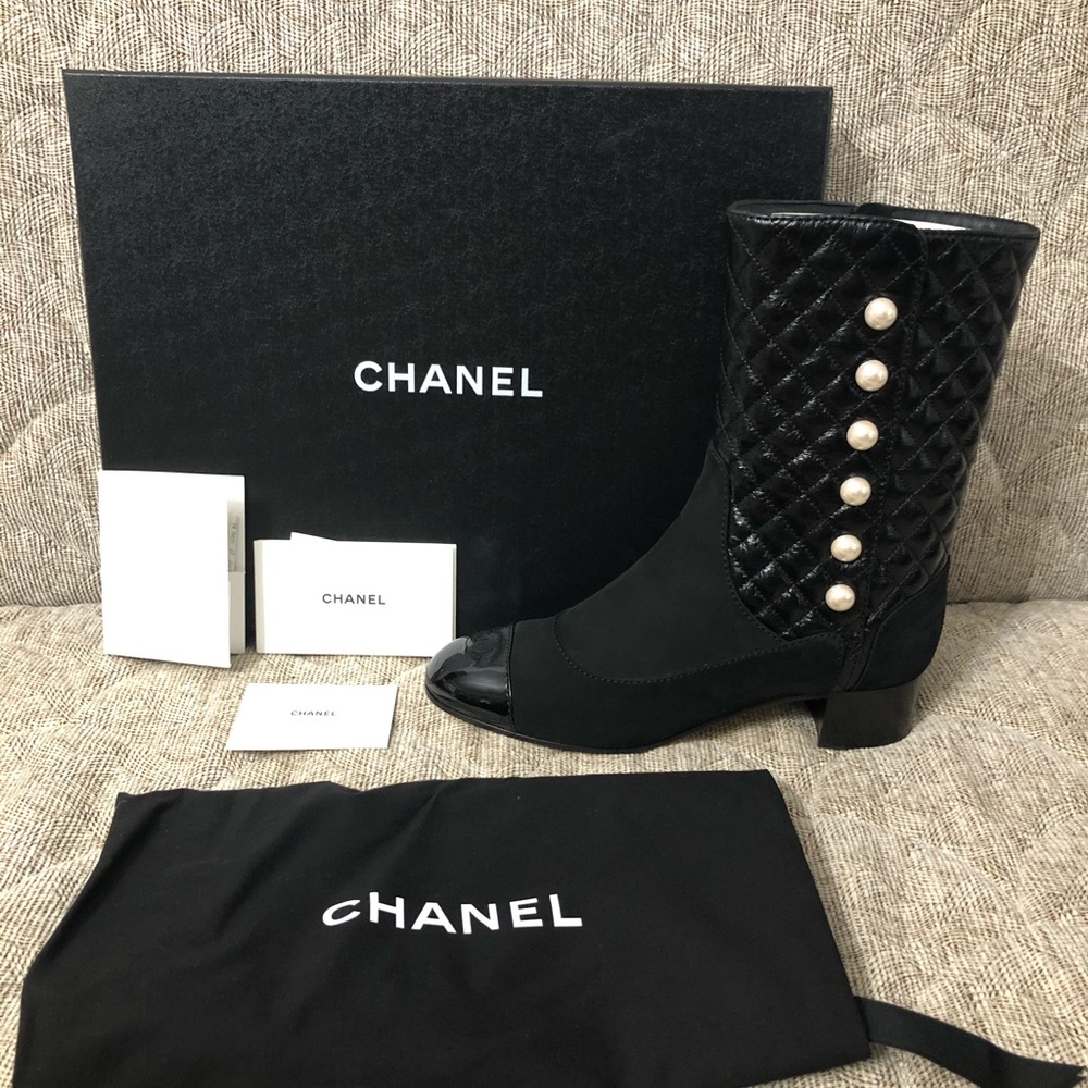 ❤️l❤️. NEW CHANEL HIGH BOOTS SIZE 40 - Picture 5 of 8